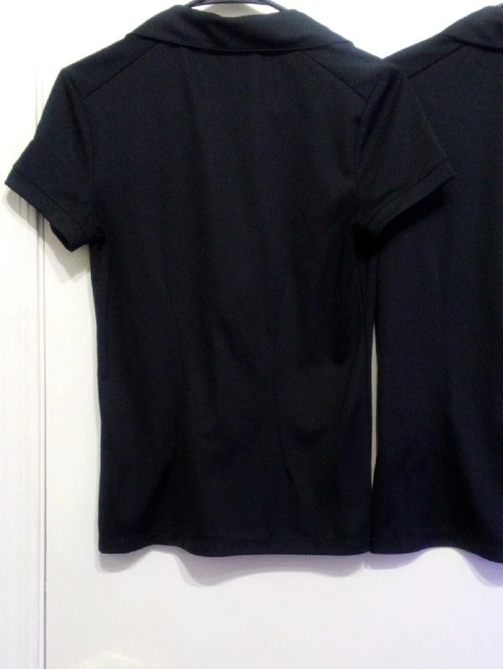 2 Nike Black Dri-FIT Golf Tees